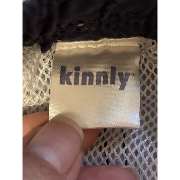 Kinnly Boy’s Swim Shorts Trunks Size 8 Blue Geometric Mesh Lined Elastic Waist - Picture 4 of 7